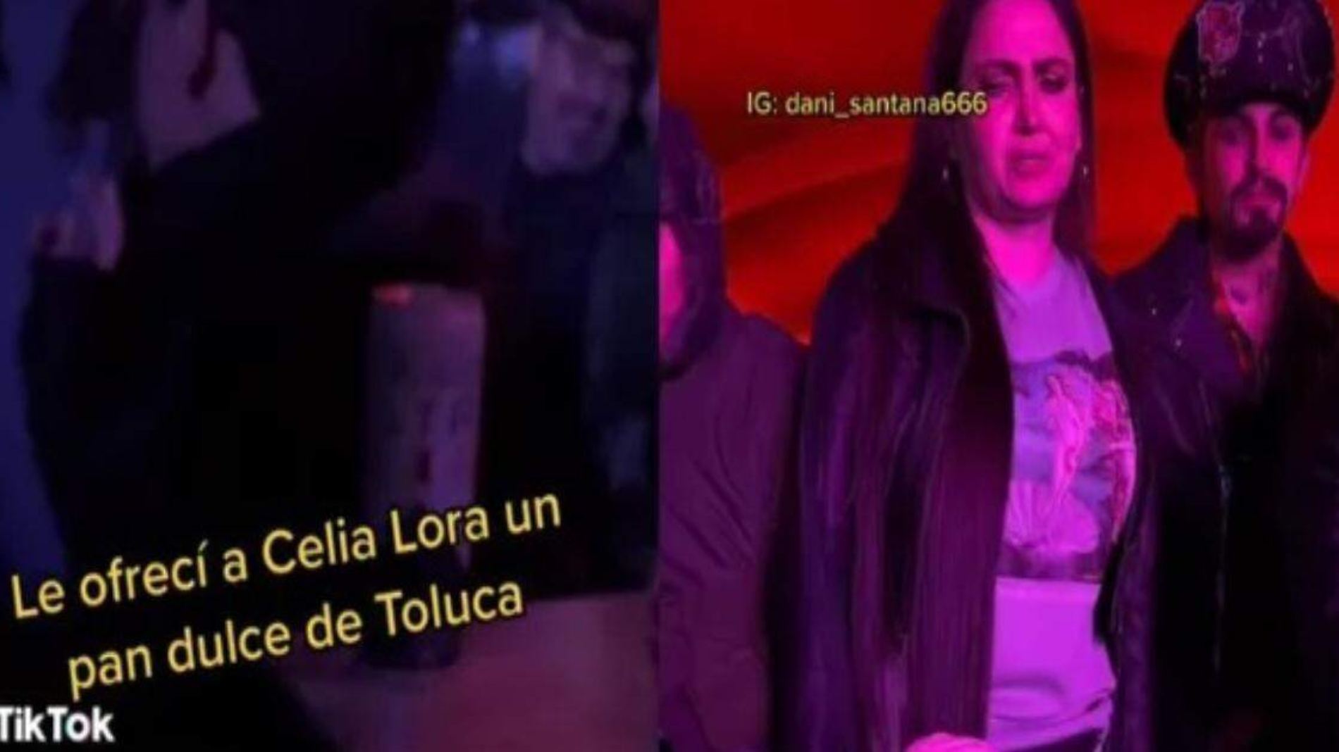 Celia Lora rechaza pieza de pan de Toluca que le ofreció un fan en Hell & Heaven